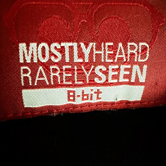 Mostly Heard Rarely Seen 8-Bit Aero Tri-Color Sweatshirt Black Size Large - Picture 4 of 10